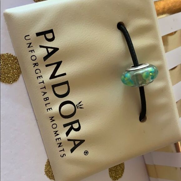 PANDORA Murano Glass Charm Authentic Flowers - Picture 5 of 9